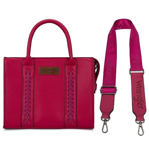Wrangler Medium Tote Bag for Women Designer Satchel Handbags Top-handle Purses with Strap thumbnail 4