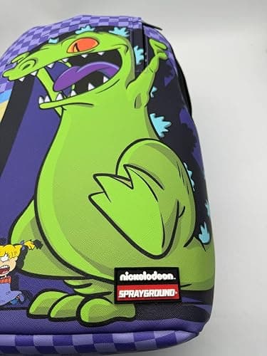 Sprayground Reptar Chase DLXSV Backpack, Multicolor, Unisex, PVC Material, Multiple Compartments, 18 x 11.5 x 6.5 inches thumbnail 2