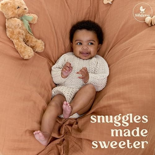 Muslin Swaddle Blankets - 4 Pack | Muslin Baby Blanket for Newborn Boy/Girl | Soft&Breathable Receiving Blankets | Newborn Swaddle Blanket (47" x 47")| Baby Essentials,Registry & Gift- Desert Dreams thumbnail 6