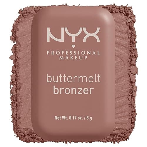 NYX PROFESSIONAL MAKEUP Matte Buttermelt Bronzer, Longwear Face Makeup with Up to 12 Hours of Wear, Vegan Formula - All Butta'd Up - 02 - All Butta'd Up - 0.17 Ounce (Pack of 1) - Image 1