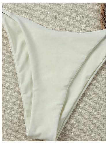 SHENHE Women's Triangle String Bikini Set 2 Piece Halter Swimsuits Starfish Metal Linked Swim Set thumbnail 5