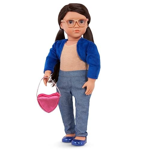 Our Generation – 18-Inch – Sweetheart Themed Fashion Starter Doll – Amora – Brown Hair & Hazel Eyes – 3 Outfits & Styling Accessories in Gift Box – Pretend Play Ages 3+ Years thumbnail 8