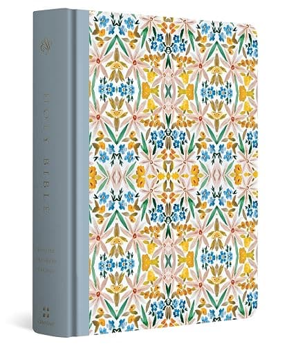ESV Single Column Journaling Bible, Artist Series (Cloth over Board, Jessica Dennis Bush, Flourish): Holy Bible, English Standard Version - Image 1