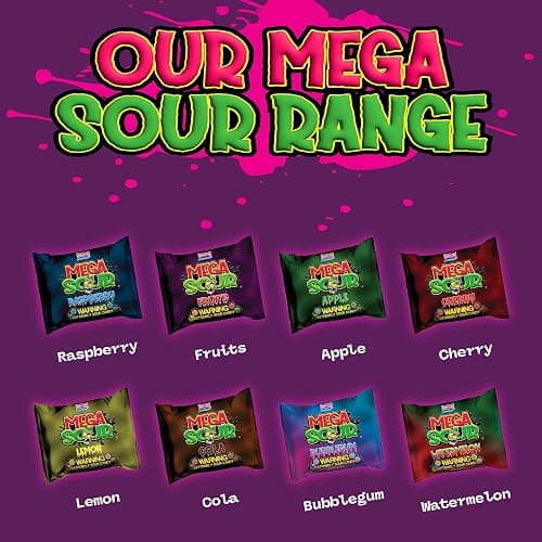 Barnetts Sweets Mega Sour Candy Fruits 104g (Pack of 3) – Handmade British Hard Sweets – Extreme Sour Candy Challenge thumbnail 9