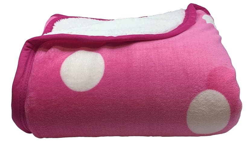 Jay Franco Disney Minnie Mouse Sweet Dots Sherpa Throw Blanket - Measures 50 x 60 inches, Kids Bedding - Fade Resistant Super Soft - (Official Disney Product) thumbnail 2
