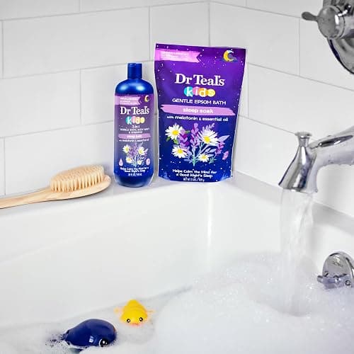 Dr Teal's Kids 3-in-1 Sleep Bubble Bath, Body Wash & Shampoo with Melatonin & Essential Oil, Lavender Scent, 20 fl oz (Pack of 3) thumbnail 6