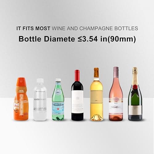 Cobalance Wine Chiller Electric,Single Bottle Cooler for 750ml Wine or Some Champagne,Portable Coolers Keep Cold Up to 24h,Personalized Chillers at Party,Gift for Wine Lover thumbnail 8