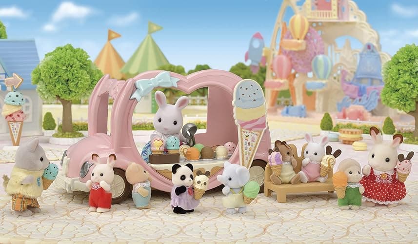 Calico Critters Ice Cream Van, Toy Vehicle for Dolls thumbnail 2