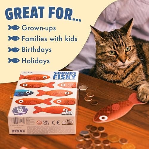 Sounds Fishy: Fake Answers to Wild Trivia Questions Party Game, Age 10+ | Bluffing Beats Brains, Different Every Time, Know It or Make It Up, Ages 8+, Fun for Kids & Adults, Great for Cookouts thumbnail 7