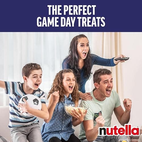 Nutella Biscuits Cookies Filled with Nutella Hazelnut Spread, Sweet Snack Pack, 9.7 oz thumbnail 4