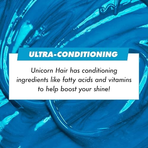 Lime Crime Unicorn Hair Dye Full Coverage, Anime (Candy Blue) - Vegan and Cruelty Free Semi-Permanent Hair Color Conditions & Moisturizes - Temporary Blue Hair Dye With Sugary Citrus Vanilla Scent thumbnail 6