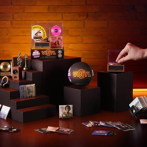 Mini Brands Mini Vinyls Capsule Series 1 by ZURU – Novelty Toy Capsule with 4 Vinyl Records and 1 Accessory, Compatible with Record Player for Teen and Adult Collectors thumbnail 6
