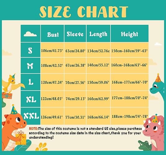 Loiahoer Unisexe Triceratops Onesie Costume Déguisement Dinosaure Combinaison Pyjama,Animaux Carnaval Cosplay Costume de Halloween pour Femmes Hommes thumbnail 6