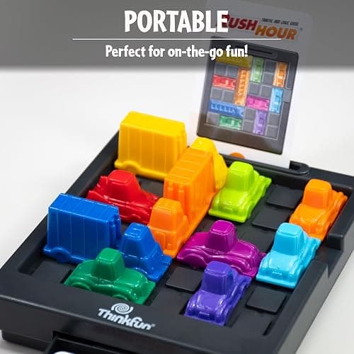 ThinkFun Rush Hour Traffic Jam Logic Game - Engaging STEM Toy for Kids Age 8 and Up - Enhances Reasoning & Planning Skills - MESH Accredited - 20+ Awards - Trusted Worldwide Seller for Over 20 Years thumbnail 3