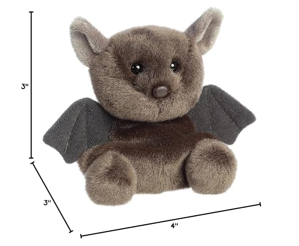 Aurora® Adorable Palm Pals™ Luna Bat™ Stuffed Animal - Fun Collectible Plush for Kids and Adult Collectors - Perfect for Decorating Rooms and Birthday Gifts - Brown 4 Inches thumbnail 2