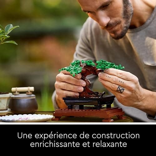 Lego Botanicals Bonsaï - Set de Construction avec Plante Artificielle - Loisirs Créatifs pour Adulte - Objet de Décoration Intérieure - Idée de Cadeau pour Amatrice.teur de Plantes 10281 thumbnail 2