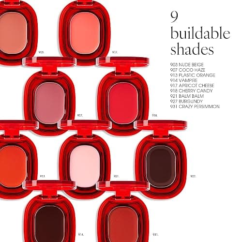 AmeliSeoul PLAT LIPS 927 BURGUNDY, Lip & Cheek, Lightweight, Naturally Dewy+ Glowy Finish, Blendable & Buildable Formula (1.2g, 0.003 oz.) thumbnail 6