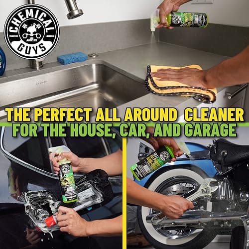 Chemical Guys, All Clean+ Citrus All-Purpose Cleaner, Dilutable, 16 fl oz | Citrus all-purpose cleaner cuts grease, grime and dirt on interior and exterior surfaces, dilutable to any strength thumbnail 7