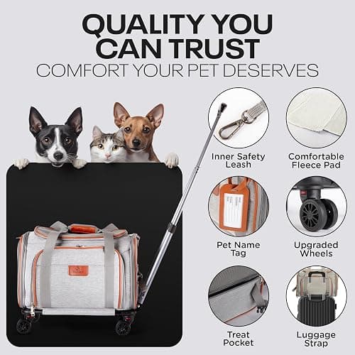 Rolling pet carrier thumbnail 5
