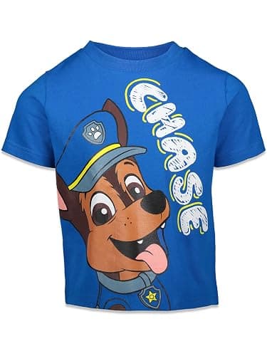 Nickelodeon Paw Patrol Boys' 4-Pack Short Sleeve T-Shirts | 4-Pack Multipack, 100% Cotton Jersey, Breathable Fabric, Ribbed Crew Neck, Tagless Neck Label thumbnail 3