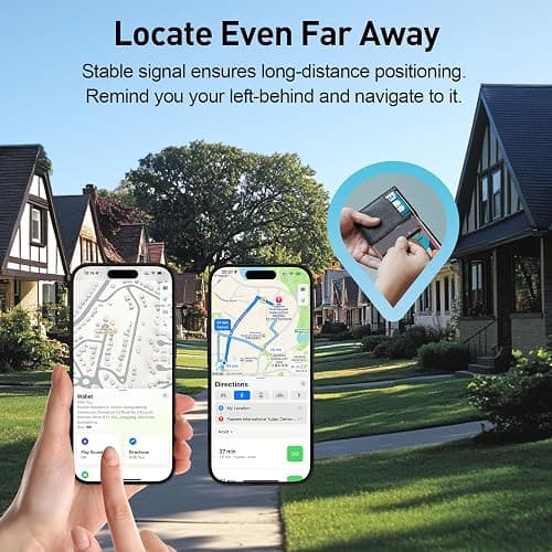 BFADEHA 2025 [Apple MFi Certified] (iOS Only) Bluetooth Tracker Smart Finder for Apple Find My iPhone Card Wallet GPS Tracker, 5-10 Years Battery, Keys Finder and Item Locator for Keys, Bags, Passport thumbnail 4