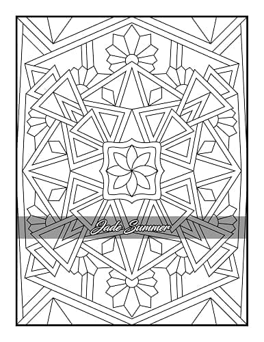 100 Amazing Patterns: An Adult Coloring Book with Fun, Easy, and Relaxing Coloring Pages thumbnail 88