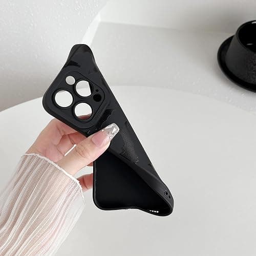 FLIRACON Black Bats Pattern Soft Phone Case Compatible with iPhone Case (Black,for iPhone 12) thumbnail 6