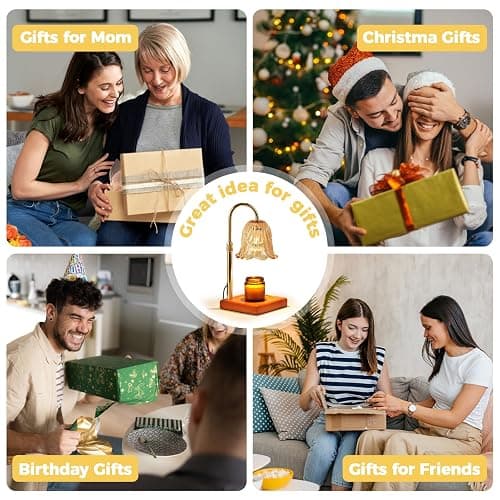 GODONLIF Candle Warmer Lamp with Timer Dimmable, Birthday Gifts for Women Mom, House Warming Gifts New Home Decor, Wax Melt Warmer for Jar Candles | Dimmable, with Timer, for Jar Candles, Birthday Gifts for Women Mom, House Warming Gifts, New Home Decor thumbnail 6