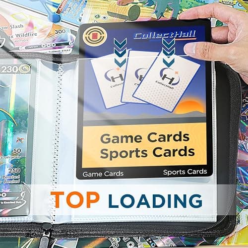CollectHall Jumbo Card Binder for Pokemon Jumbo Cards, Big Card Binder 50 Page- 100 Cards Jumbo Card Album thumbnail 4