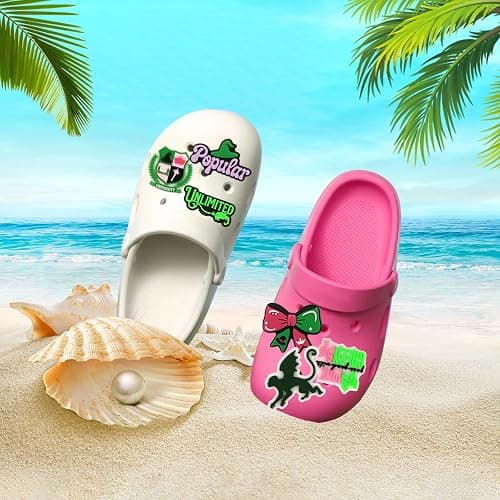 WASENLO 24 Pack Witch Shoe Decorations Charms for Clog, Theme Party Favors,Wizard Merch Gifts for Birthday Decorations Party Supplies thumbnail 3