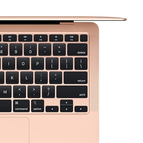 2020 Apple MacBook Air Laptop: Apple M1 Chip, 13” Retina Display, 8GB RAM, 256GB SSD Storage, Backlit Keyboard, FaceTime HD Camera, Touch ID. Works with iPhone/iPad; Gold thumbnail 3