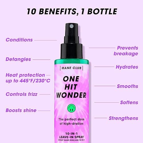 MANE CLUB One Hit Wonder 10-in-1 Leave-In Spray, cruelty free, vegan, no sulfates or parabens, 5.3 Oz - 5.3 Fl Oz (Pack of 1) thumbnail 2