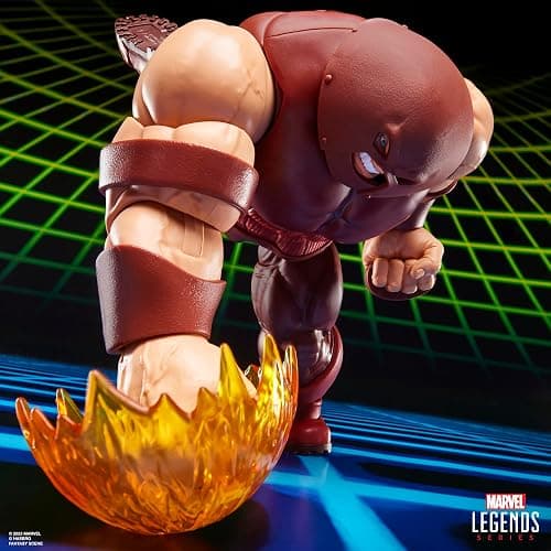 Marvel Legends Series Gamerverse Marvel's Juggernaut Action Figure Collectible, Brown | Retro Video-Game Look, 8.9 in, 3 Accessories, Power Fx, 20 Plus Pts, Window-Box thumbnail 6