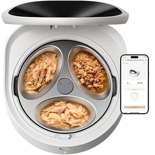 PETLIBRO Automatic Cat Feeder Wet Food with Stainless Steel Bowl, Refrigerated Auto Cat Feeder with Semiconductor Cooling, 3 Fresh Meals for 3 Days, App-Controlled Pet Food Dispenser, Easy to Clean - Image 1