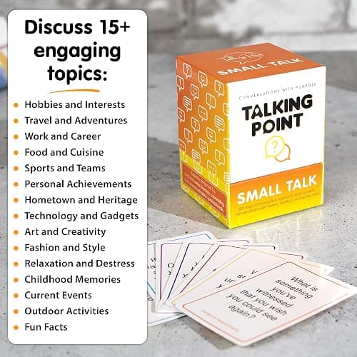 200 Icebreaker Conversation Cards - Improve Your Small Talk & Make Deep Connections - Perfect for Parties, Gatherings & More - Always Have Something to Say - Discuss Fun Questions & Interesting Topics thumbnail 4
