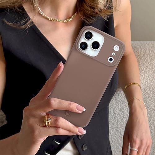 VELVET CAVIAR Case for iPhone 17 Pro Max | Compatible with MagSafe | 10ft Drop Tested | Smooth SatinShield Finish | Brown Cashmere Taupe thumbnail 3