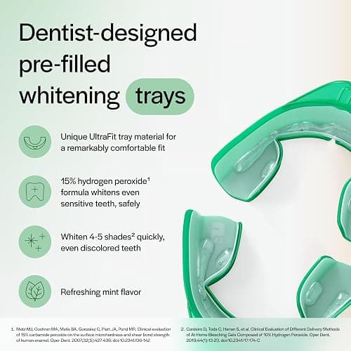 Opalescence Teeth Whitening Bundle - Opalescence Go 15% Hydrogen Peroxide Prefilled Trays (10 Trearments) and Sensitive Whitening Toothpaste 4.7 Onz - Mint Flavor 5194-5167 thumbnail 3