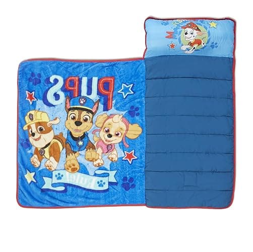 Paw Patrol We're a Team Nap-Mat Set– Quilted Nap Mat with Built-in Pillow and Plush Blanket – Portable Nap Mat for Daycare, Preschool, Sleepovers & Travel – for Boys or Girls Ages 3+ thumbnail 4