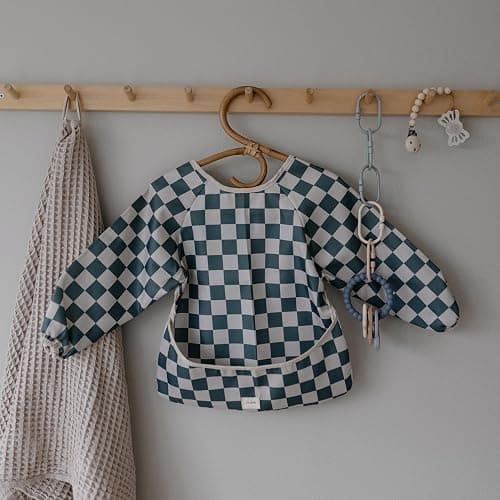 mushie Long Sleeve Baby Bib | Water Resistant Adjustable Fit for Ages 6-24 Months thumbnail 7