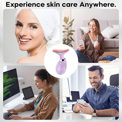 Facial Massager, Portable Face Neck Massager Wand for Skin Care thumbnail 4