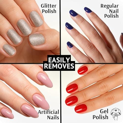 Pronto 8 Oz 100% Pure Acetone Nail Polish Remover and Cuticle Oil, Pure Acetone for All Nail Polish Types including Gel, Acrylic & Sculptured Nails, Gel Nail Polish Remover and Nail Repair, Duo Pack thumbnail 5