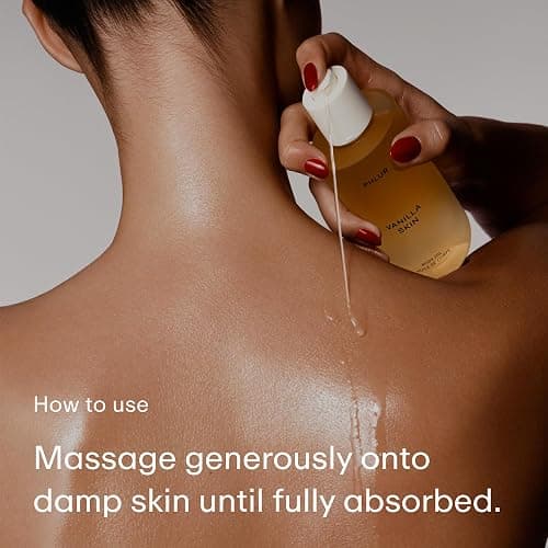 PHLUR Vanilla Skin Body Oil For Women & Men - Lightweight & Nourishing - With Ceramide-Rich Oils & Skin-Mimicking Lipids - Pink Pepper, Cashmere Wood & Sandalwood Scented (4 Fl Oz) thumbnail 4