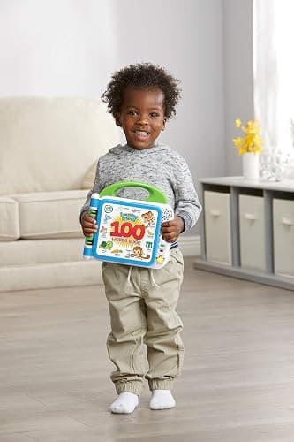 LeapFrog 601503 Learning Friends 100 Words Baby Book Educational and Interactive Bilingual Playbook Toy Toddler and Pre School Boys & Girls 1, 2, 3, 4+ Year Olds, Multi-Colour, One Size thumbnail 6
