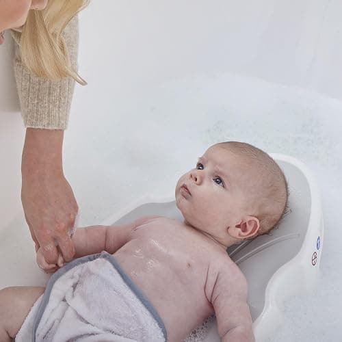 Shnuggle | Newborn Baby Bath Support | Ergonomic Soft-Touch Seat | Lightweight Non-Slip Base | Compact | Perfect for Babies up to 6 Months thumbnail 6