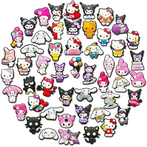 51Pcs Shoe Decoration Charms for Croc Clog, Cute Charms Accessories - Image 1