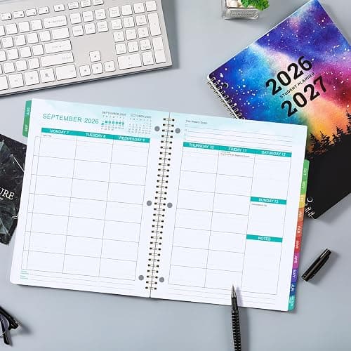 Student Planner 2026-2027 - School Planner 2026-2027, August 2026 - June 2027, 8.5" x 11", Monthly and Weekly Calendar for Middle or High School thumbnail 9