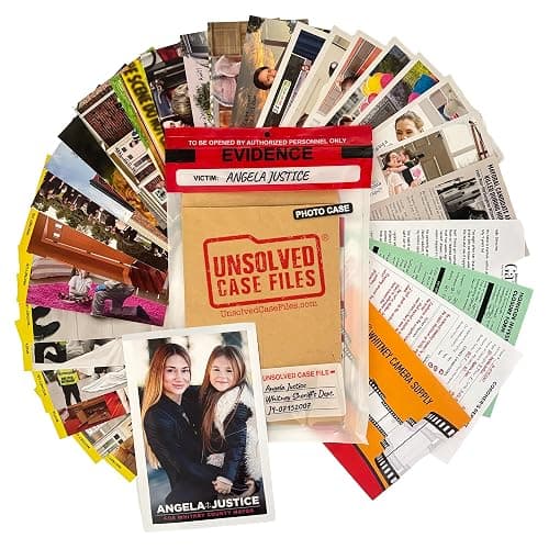 Unsolved Case Files Photo Case: Who Murdered Angela Justice? | Cold Case Murder Mystery Game - Image 1