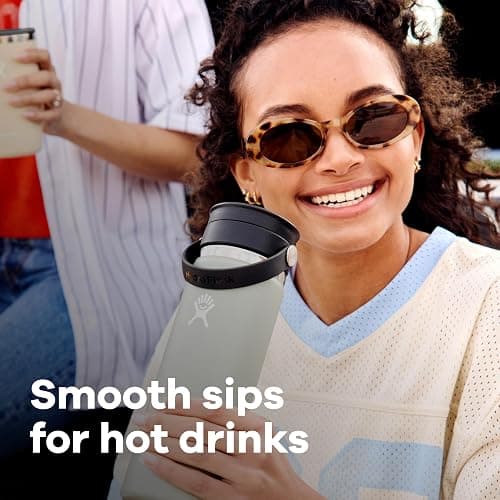 Hydro Flask Wide Mouth with Flex Sip Lid - Insulated Water Bottle Travel Cup Coffee Mug Tumbler 20 Oz thumbnail 2