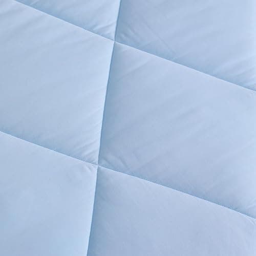 NTBAY Twin Comforter Set with Sheets, 5 Pieces Soft and Breathable Bedding Set, Twin Bed in a Bag, Down Alternative Comforter Set Solid Color All Season, Kids Bedding Set, Aqua thumbnail 5