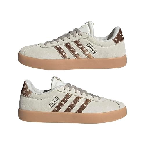 adidas Women's VL Court 3.0 Sneakers | Casual Shoes, Skateboarding-Inspired, Low-Cut, T-Toe, Lace Closure, Lightweight Cushioning, Standard Fit, For Everyday Wear thumbnail 8